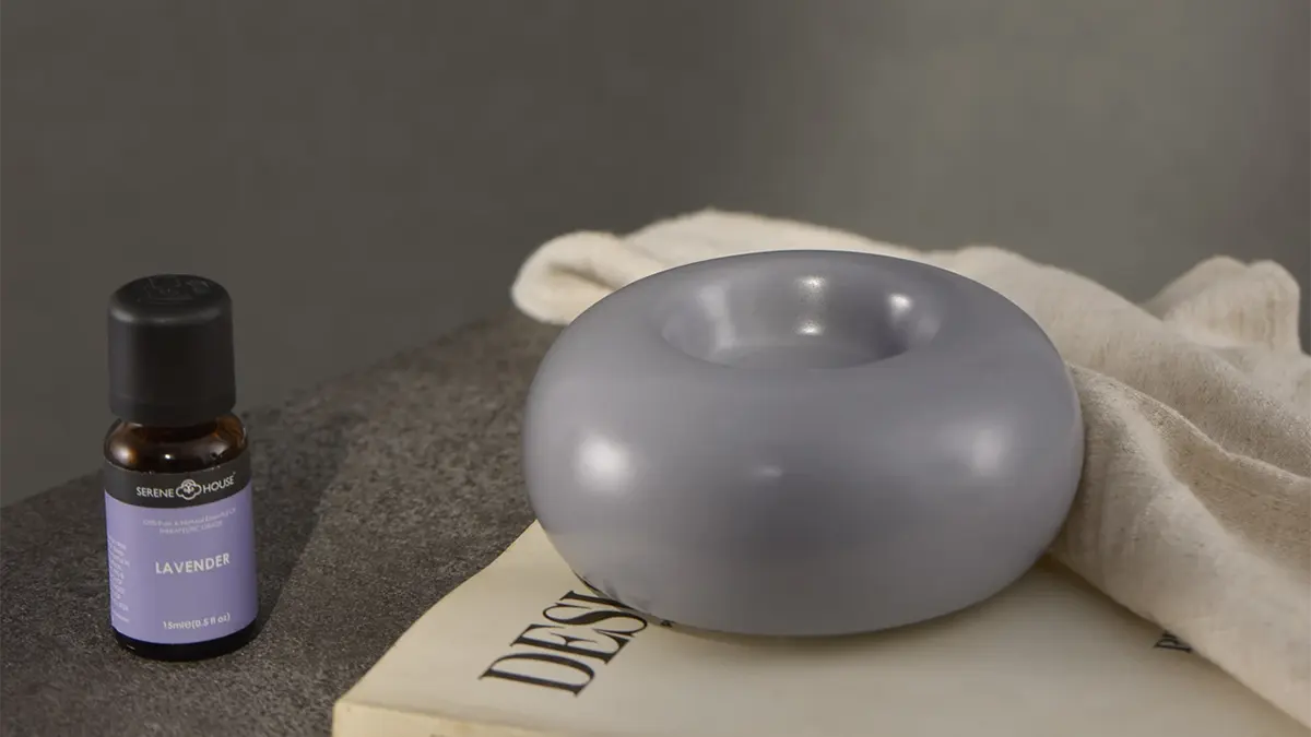 Elektrická aromalampa na éterické oleje Peris Grey - Serene House