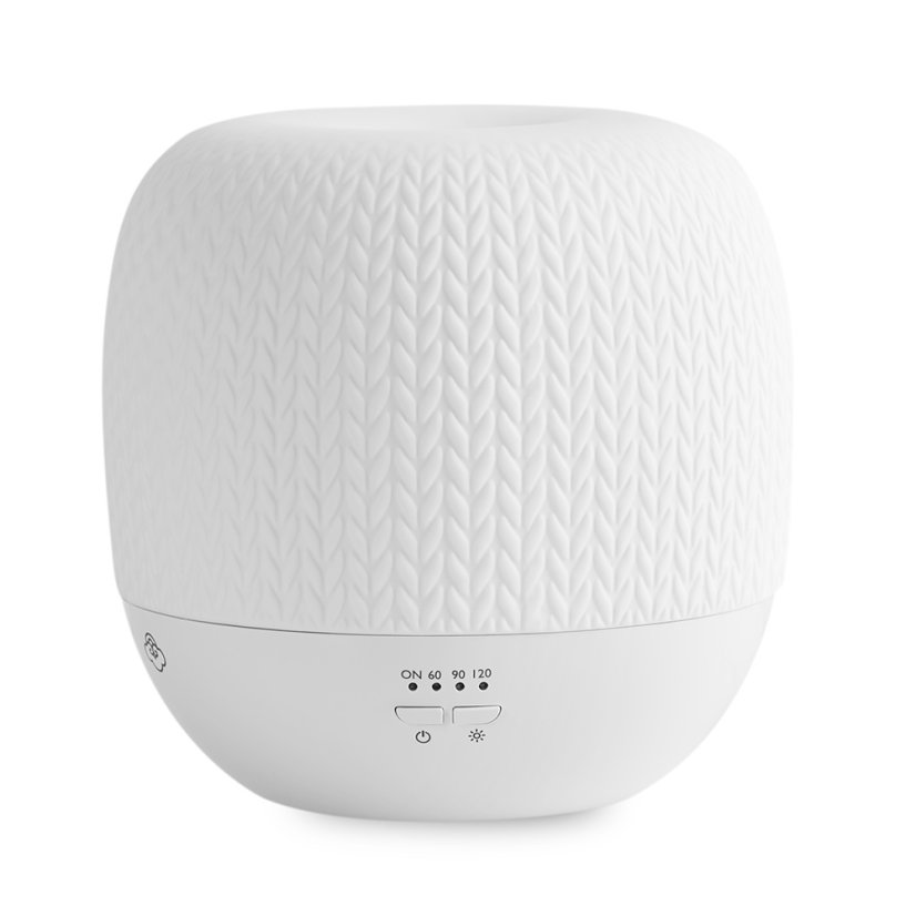 Keramický aromadifuzér s lampičkou Knit