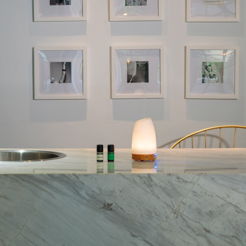 Skleněný aromadifuzér Astro White