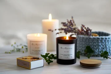 Srovnání svíček ze sójového a palmového vosku