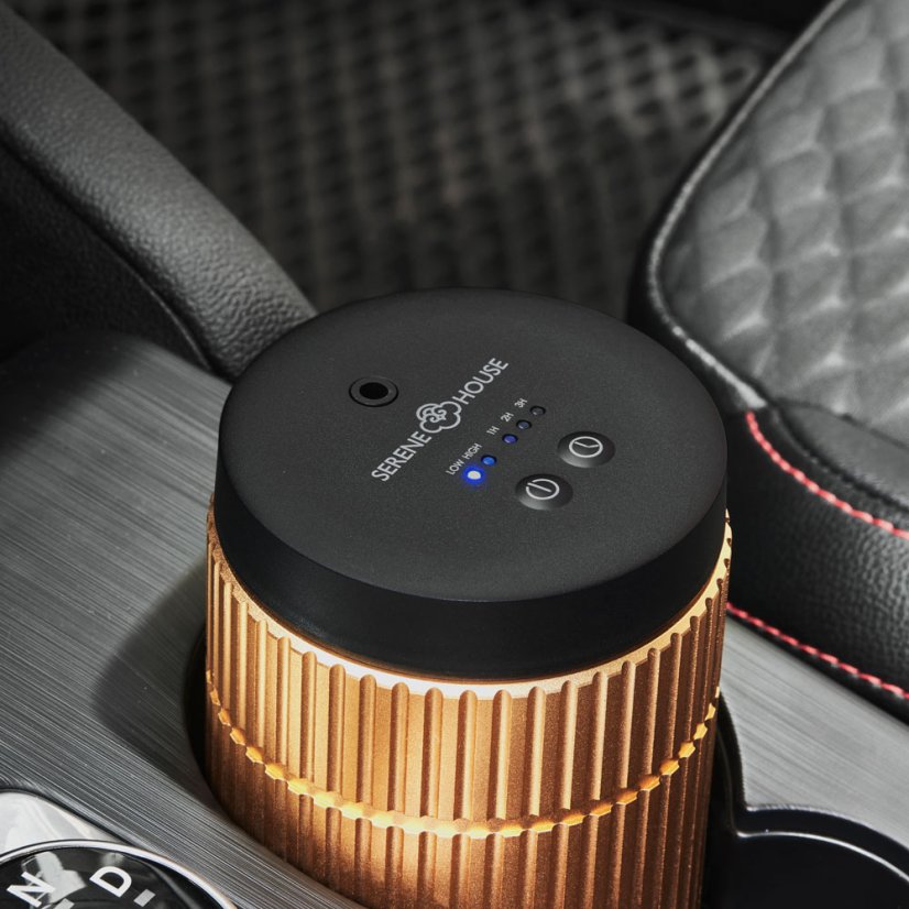 Nebulizační aromadifuzér na baterie Striped Metal