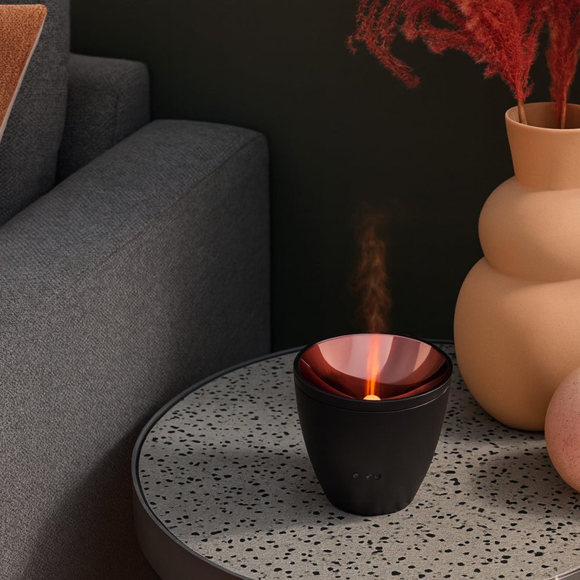 Aroma difuzér s efektem plamene Zoe Black