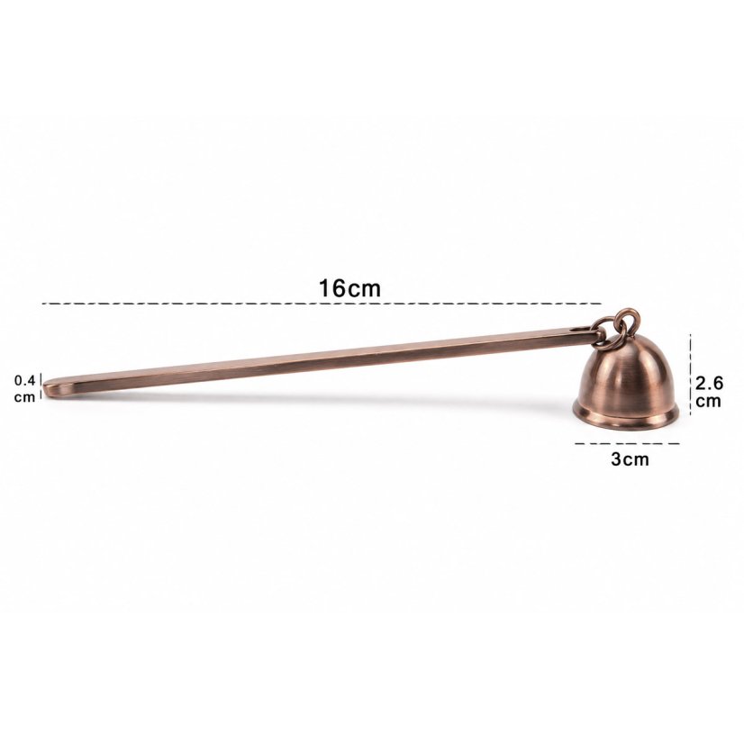 Sada pro péči o svíčky elegant - měděná
