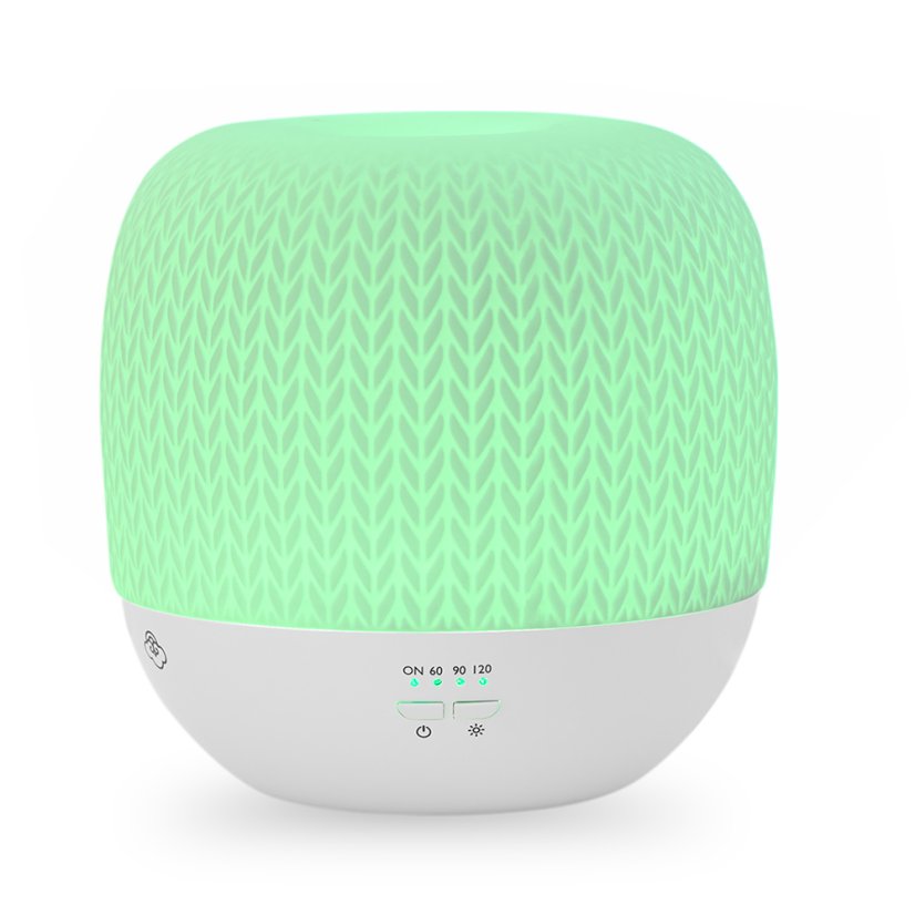 Keramický aromadifuzér s lampičkou Knit