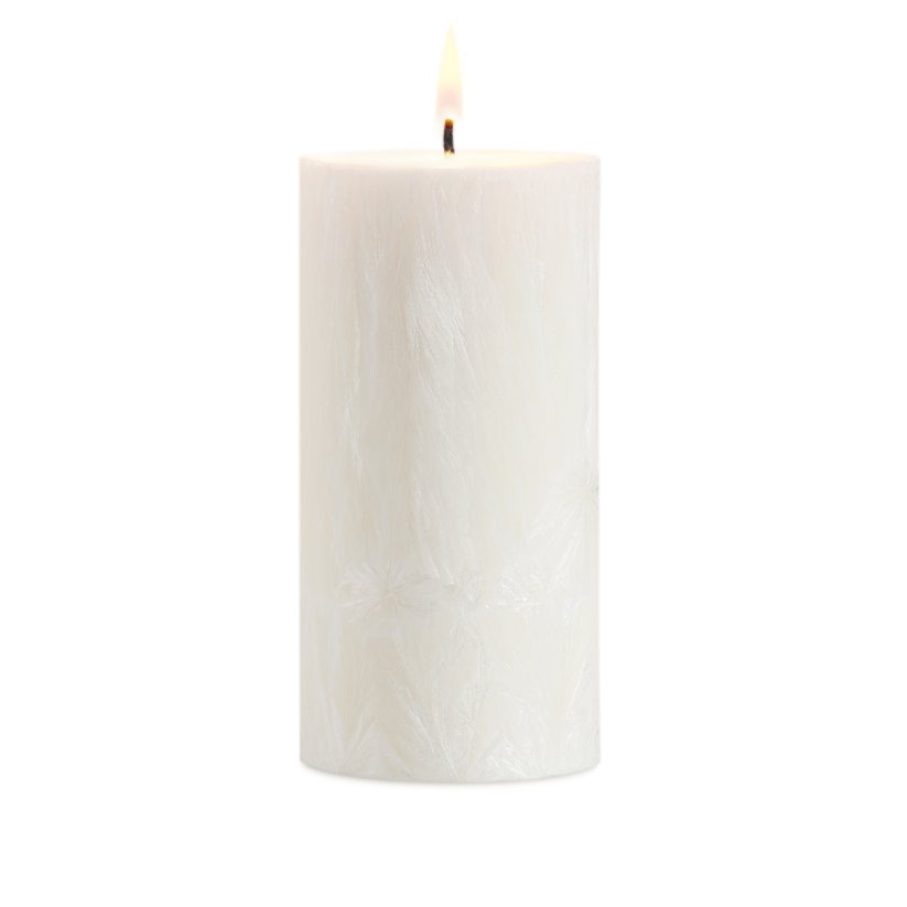 Válcová svíčka z palmového vosku 7,6x15 cm