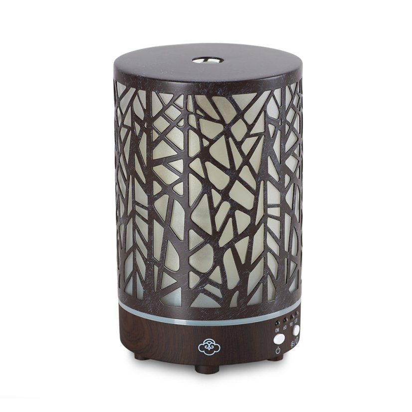 Ultrazvukový aromadifuzér s podsvícením Forest Brown
