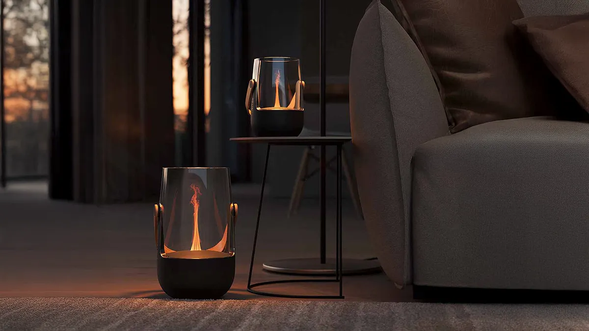 Aroma difuzér Stadler Form Sophie Little s efektem plamenu svíčky bez ohně a starostí