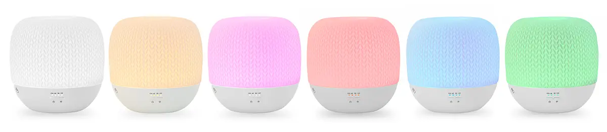 Baverné variace podsvícení ultrazvukového aromadifuzéru Knit - Serene House - NaMora.cz