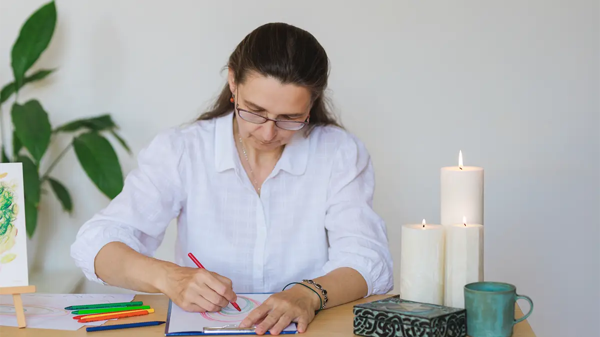 Hana s přírodními svíčkami namora.cz